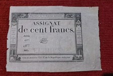Assignat francs 1793 d'occasion  Le Havre-
