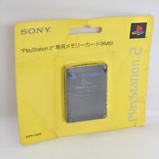 Cartão de memória oficial PS2 8MB preto SCPH-10020 na caixa não usado Playstation Japão 055 comprar usado  Enviando para Brazil