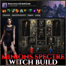 PATH OF EXILE 2 💎LICH MINIONS SPECTRE BUILD 💎 POZIOMOWANIE I KONIEC GRY POE2 na sprzedaż  PL