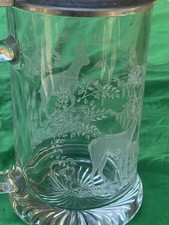 Crystal glass beer for sale  BEDFORD