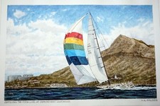 Hawaii watercolor painting for sale  Honolulu