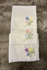 Vintage hand embroidered for sale  SPALDING