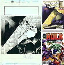 Incrível Hulk #445 Original Angel Medina Art Splash Page ASSINADO Peter David comprar usado  Enviando para Brazil