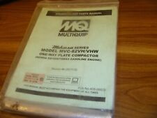Multiquip mcv82vh plate for sale  Dubuque