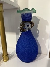 blue vase gold glass for sale  Margate City