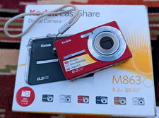 Câmera Digital Kodak EasyShare M863 8.2MP Vermelha Testada Com Bateria, SD - SEM CARREGADOR comprar usado  Enviando para Brazil
