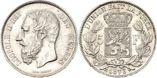 Belgium francs 1873 d'occasion  Expédié en Belgium