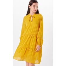 ICHI Summer Dress Mustard Yellow Size M - Stylish and Comfortable for Summer! na sprzedaż  PL