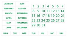 Whiteboard calendar magnet for sale  Tampa