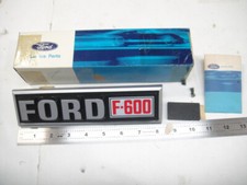 Placa de identificação emblema caminhão NOS Ford 1980 F600 "Ford F-600" anos posteriores? 8 5/16" comprar usado  Enviando para Brazil