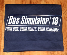 Usado, Camiseta promocional rara Bus Simulator 18 Gamescom tamanho: M PS4 Xbox One comprar usado  Enviando para Brazil