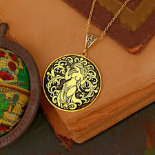 Aphrodite medallion 925 for sale  USA
