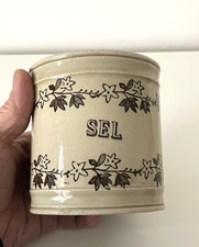 Pot sel faience d'occasion Pot sel faience d'occasion  Montsûrs