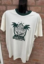 Camiseta Billabong Masculina Surf Off White Algodão Tropical Austrália Verão Tamanho M comprar usado  Enviando para Brazil