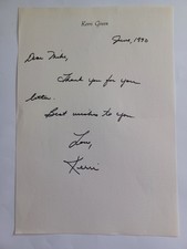 Carta manuscrita assinada verde Kerri - Os Goonies, aluguel de verão, Lucas comprar usado  Enviando para Brazil