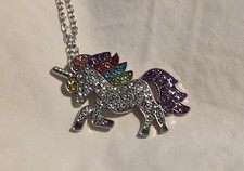 Unicorn pendant multicolored for sale  Minneapolis