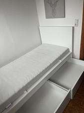 Malm bett 90x200 gebraucht kaufen  Hemmingen