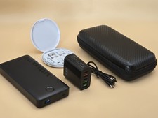 Banco de potência Anker 325 (PowerCore 20k ||)+carregador 65W + kit adaptador de cabo + estojo de transporte comprar usado  Enviando para Brazil