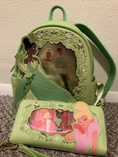 Mochila e carteira Disney Loungefly Tiana Princess And The Frog comprar usado  Enviando para Brazil