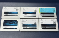 6x Unidade de Estado Sólido Crucial MX500 CT500MX500SSD1 500GB 6Gbps SATA 2.5" - LIMPO comprar usado  Enviando para Brazil