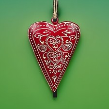 Handcrafted metal red for sale  Gainesville