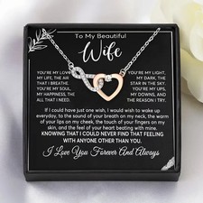 Wife gift necklace for sale  HARROW