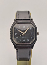 Relógio vintage Poljot 2456 soviético URSS mostrador preto década de 1980, usado comprar usado  Enviando para Brazil