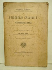Sommer psicologia criminale usato  Roma