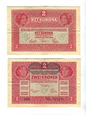 Austria kronen 1917 usato  Crespellano