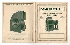 Marelli opuscolo ventilatori usato  Merate