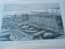 Gravure 1885 pêches d'occasion  La Verpillière
