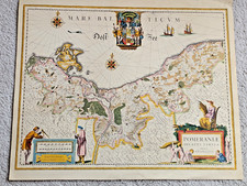 Old map pomerania for sale  SOLIHULL