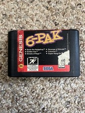 Pacote com 6 (Sega Genesis, 1995) *Somente carrinho* Testado comprar usado Pacote com 6 (Sega Genesis, 1995) *Somente carrinho* Testado comprar usado  Enviando para Brazil
