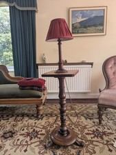 Antique wooden lamp for sale  HONITON