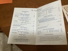 Pullman railroad menu for sale  Ardmore