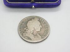 Moeda antiga coroa de prata esterlina King William III c1696 bom estado comprar usado  Enviando para Brazil