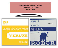 Verre de montre minéral bombé "MSE" Ø180 à 395 Ep 1,1/1,2 mm VERLUX ROBUR comprar usado  Enviando para Brazil