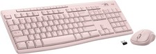 Combo de teclado e mouse sem fio Logitech MK270 compacto Windows 2.4 GHz rosa comprar usado  Enviando para Brazil