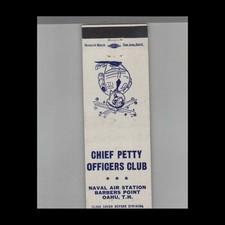 Matchbook cover navy for sale  Raymond