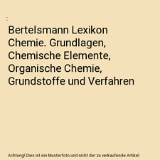 Bertelsmann lexikon chemie gebraucht kaufen  Trebbin
