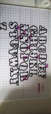 Alphabet metal dies for sale  GATESHEAD