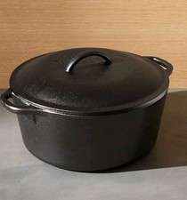 Mini panela holandesa Amazon Basics 2 qt ferro fundido com tampa preta pré-temperada comprar usado  Enviando para Brazil