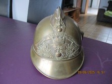 Ancien casque pompier d'occasion  Hazebrouck