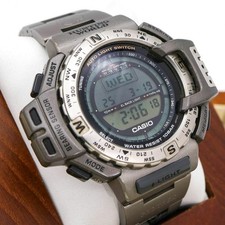 Casio Protrek Hunting World Cyfrowy zegarek kwarcowy lekki używany, używany na sprzedaż  Wysyłka do Poland