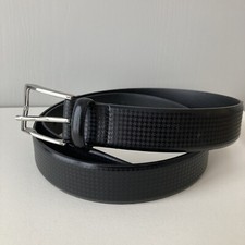 Mens black leather for sale  HAMPTON