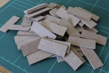 Usado, Bases de MDF pré-cortadas de madeira 40 mm x 15 mm x 65 (ZGL1328) comprar usado  Enviando para Brazil