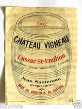 étiquette vin château d'occasion  Nancy-