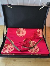 Chinese red table for sale  Fairgrove