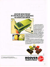 Publicite 1982 hoover d'occasion  Le Luc