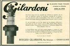 Publicité ancienne bougie d'occasion  France